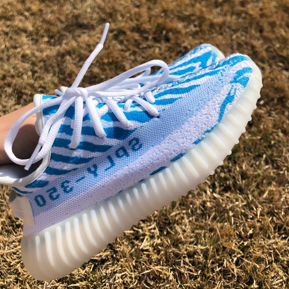 blue yeezes